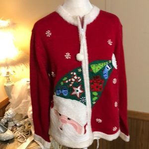 Tiara girls size 16 Christmas sweater. Excellent condition cute Santa